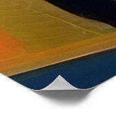 Abstract berglandschap Modern artistiek decor Poster (Hoek)