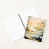 Abstract berglandschap notitieboek (Binnen)