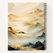Abstract berglandschap notitieboek (Achterkant)