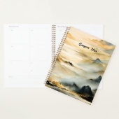 Abstract berglandschap planner (Display)