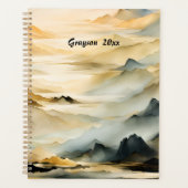 Abstract berglandschap planner (Voorkant)
