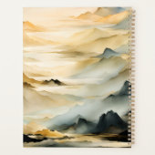 Abstract berglandschap planner (Achterkant)