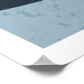 Abstract berglandschap poster (Hoek)