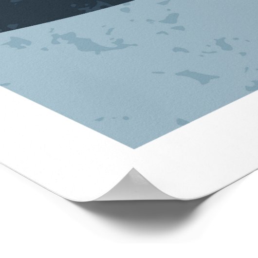 Abstract berglandschap poster (Hoek)