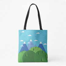 Abstract berglandschap 