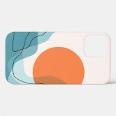 Abstract berglandschap, vlakke omgeving Case-Mate iPhone case (Achterkant (horizontaal))