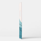 Abstract berglandschap, vlakke omgeving Case-Mate iPhone case (Achterkant / Rechts)