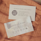 Abstract beschilderd | Elegant minimalistisch en L Klantenkaartje