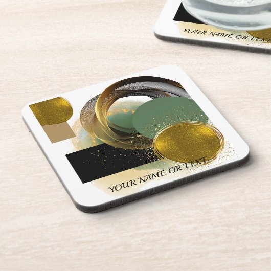 abstract bier onderzetter (Linkerzijde)