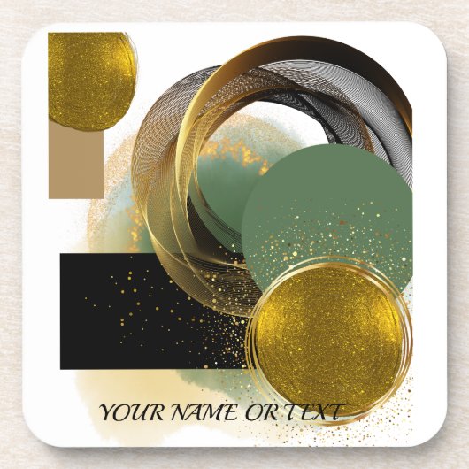 abstract bier onderzetter (Voorkant)