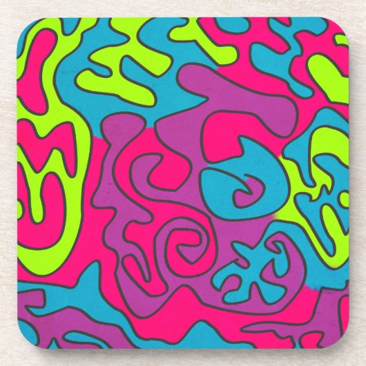 abstract bier onderzetter (Voorkant)