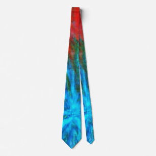 Abstract Big Bangs 001 Multicolored Stropdas