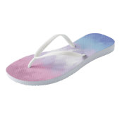 Abstract Bigender Pride Vlag Teenslippers (Schuin)