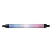 Abstract Bigender Pride-vlag Zwarte Inkt Pen (Voorkant)