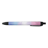 Abstract Bigender Pride-vlag Zwarte Inkt Pen (Bodem)