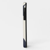 Abstract Bird Minimalist Navy Phone Case (Achterkant/links)