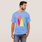 Abstract Birds Art Design T-shirt (Voorkant volledig)