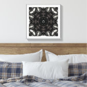 Abstract Black and White Decor Wall Art Canvas Afdruk (Insitu (Slaapkamer))
