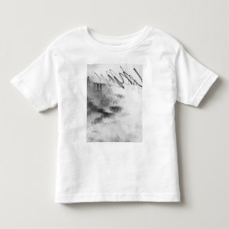 Abstract Black and White Light Trails Long Exposur Kinder Shirts