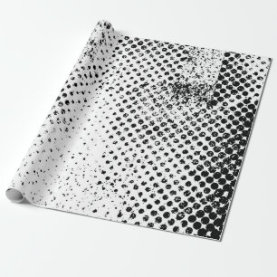 Abstract black and white vintage background. Monoc Cadeaupapier