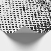Abstract black and white vintage background. Monoc Cadeaupapier (Hoek)