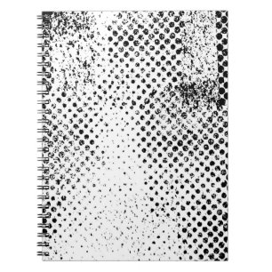 Abstract black and white vintage background. Monoc Notitieboek