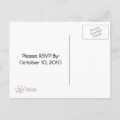 Abstract Black Cat and Bats Halloween Party Invite Uitnodiging Briefkaart (Achterkant)