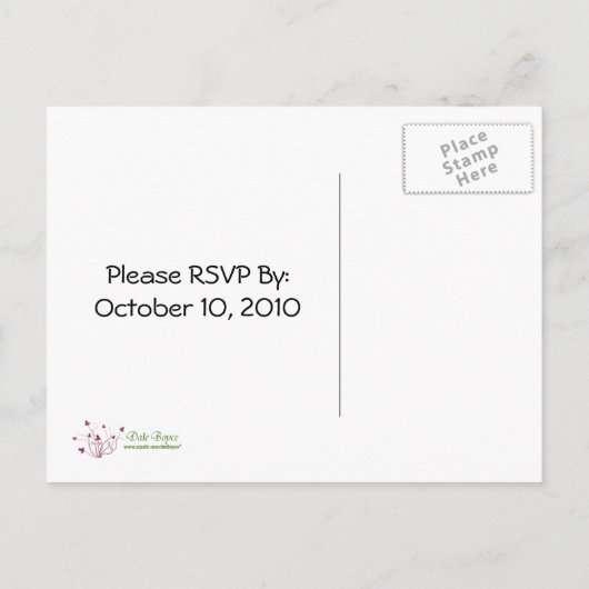 Abstract Black Cat and Bats Halloween Party Invite Uitnodiging Briefkaart (Achterkant)