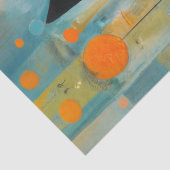 Abstract Black Cats Decoupage Tissuepapier (Detail)