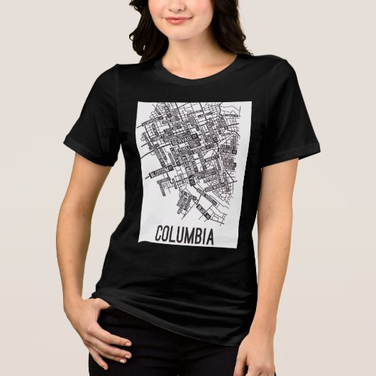 Abstract Black & White Graphic T-Shirt (Voorkant)