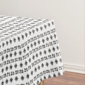 Abstract Black White Marks Tafelkleed (Voorbeeld)