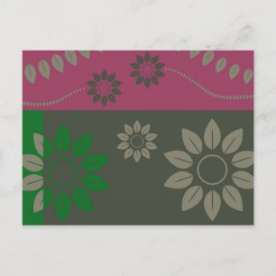 abstract blad007 briefkaart