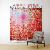 Abstract blad fotohokje achtergrond wandkleed (In situ)