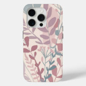 Abstract blad minimalistisch meisje Case-Mate iPhone case (Achterkant)