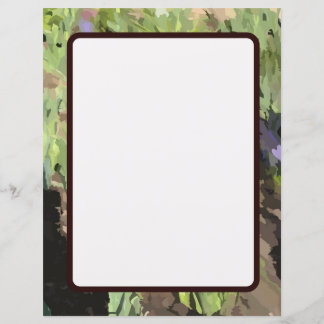 Abstract blad voor aangepast groenpapier