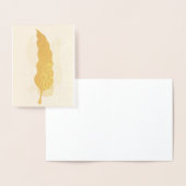 Abstract bladontwerp folie kaarten (Display)