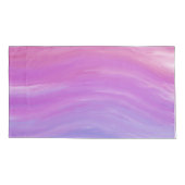 Abstract bladontwerp op roze achtergrond kussensloop (Achterkant)