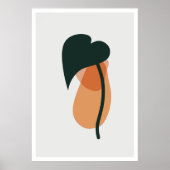 Abstract bladontwerp poster (Voorkant)