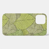 Abstract bladpatroon kleurig Case-Mate iPhone case (Achterkant (horizontaal))