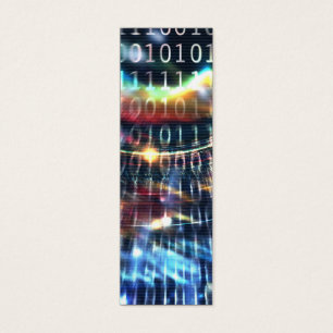 Abstract Bladwijzer   Cyberspace Mini Visitekaartjes