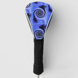 Abstract Blau Patroon Adelaarvleugels Golfheadcover