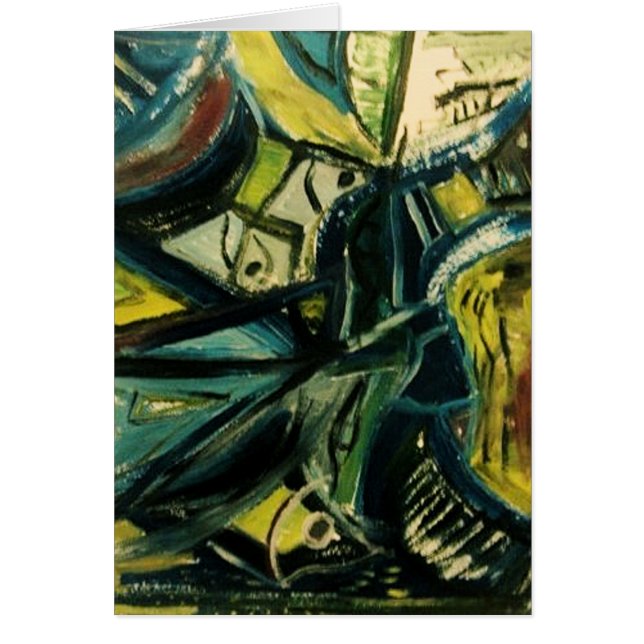 Abstract blauw (Voorkant)