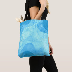 “Abstract Blauw Aquarel Modern Oceaan Tote Bag