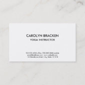 Abstract blauw beeld Waterverf elegant patroon Visitekaartje (Achterkant)