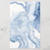Abstract blauw beige kuststrand advies voor mama (Achterkant)