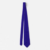Abstract Blauw Bloemenpatroon Necksjaal Stropdas (Achterkant)