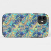 Abstract blauw Case-Mate iPhone case (Achterkant (horizontaal))