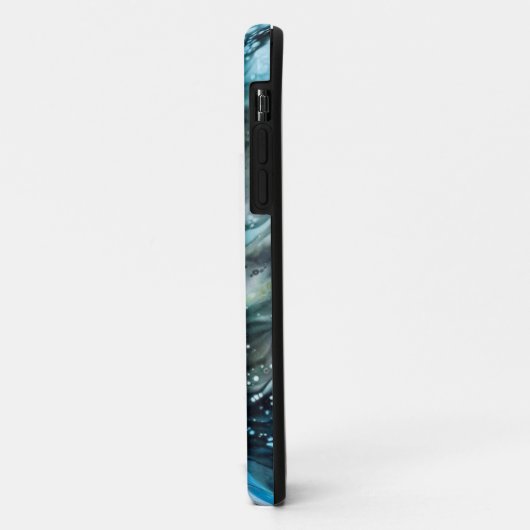 Abstract blauw. Case-Mate iPhone case (Achterkant/links)
