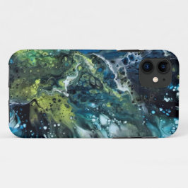 Abstract blauw. Case-Mate iPhone case