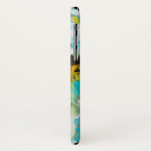 Abstract blauw Case-Mate iPhone case (Achterkant/links)